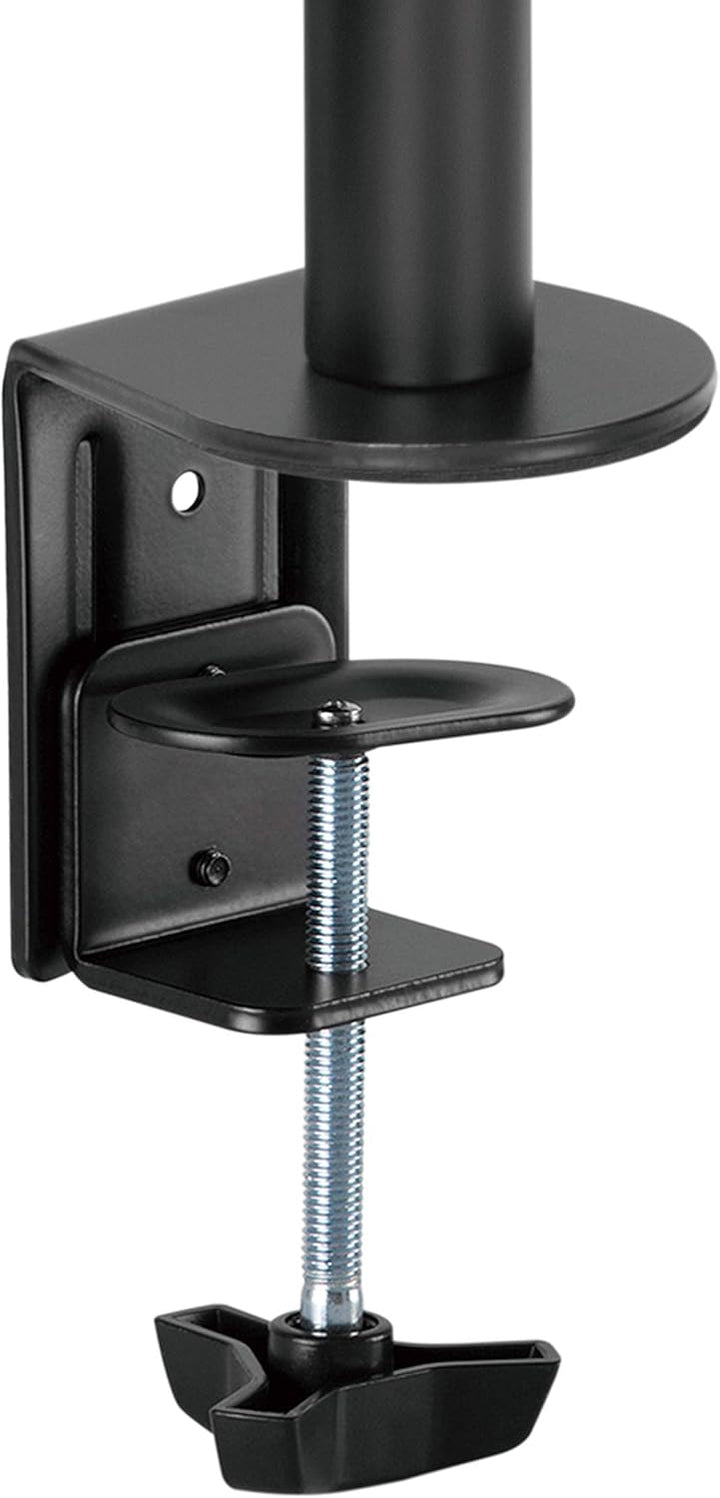 Amer | Dual Monitor Desk Clamp Mount Heavy Duty fully Adjustable - Black | 2EZCLAMP