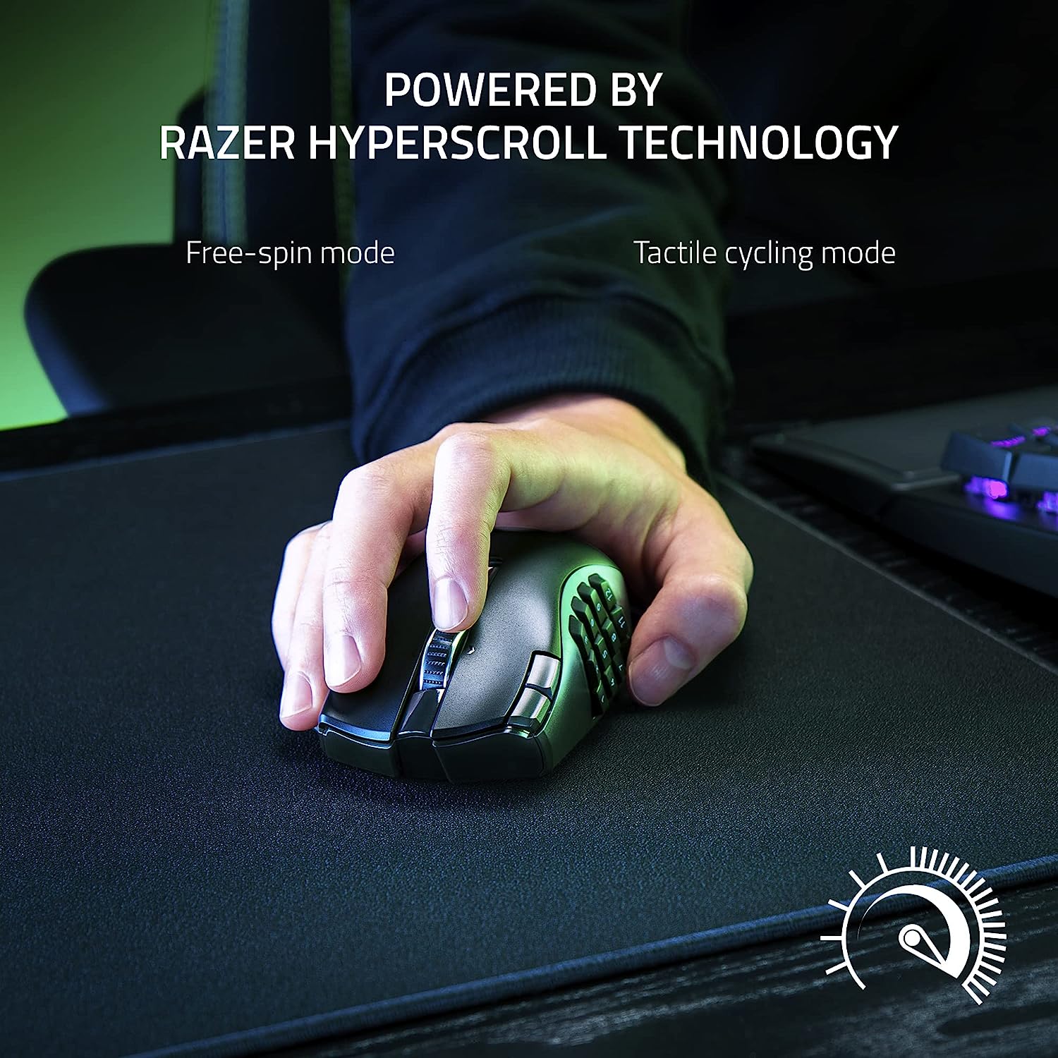 Razer | Naga V2 Hyperspeed Wireless MMO Gaming Mouse | RZ01