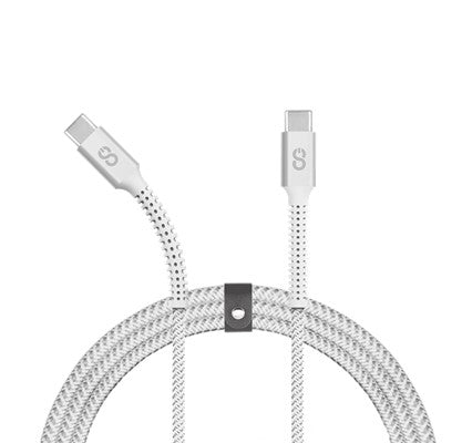 LOGiiX | Piston Connect Armour+ USB-C to USB-C 240W 10FT- White | LGX-13646