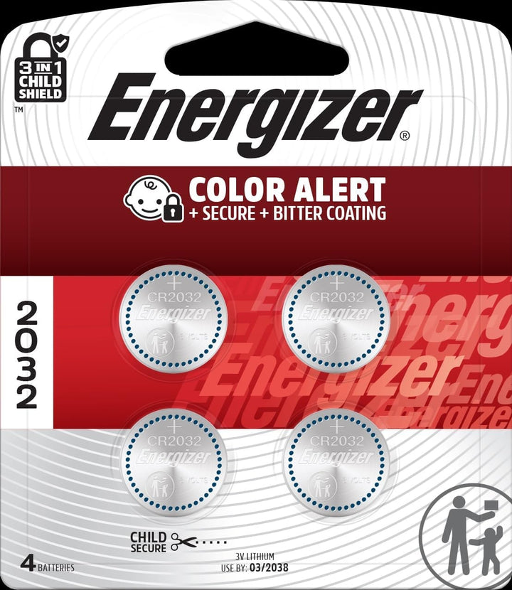 Lithium | Lithium Battery Coin 3V 2032 - 4 Pack | 2032BP-4