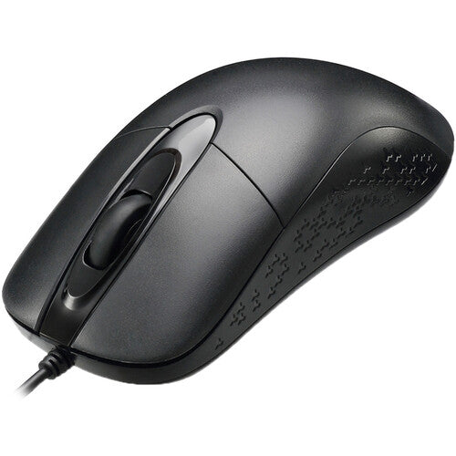 Adesso | Waterproof iMouse W4 Waterproof Antimicrobial Optical Mouse - Black | IMOUSEW4