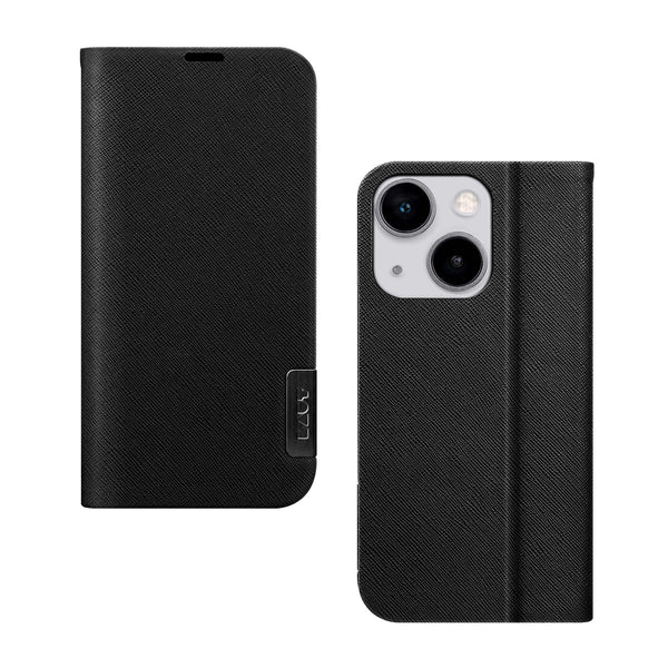 LAUT | PRESTIGE FOLIO for iPhone 15  Plus - Black | L_IP23C_PF_BK