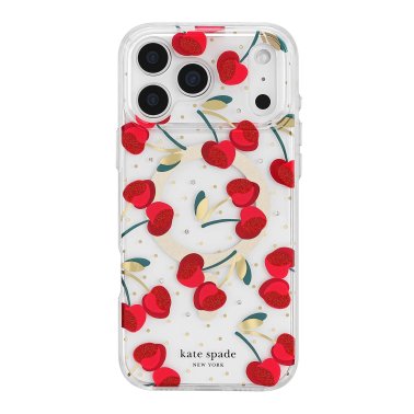 Kate Spade | Protective MagSafe iPhone 18 Pro Max/17 Pro Max  - Cherry Dot | KS061138