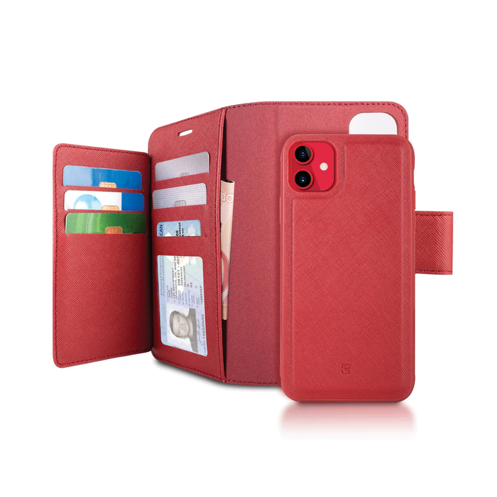 Caseco | Sunset Blvd 2-in-1 RFID Blocking Folio Case iPhone 11 Pro Max - Red | C3509-03