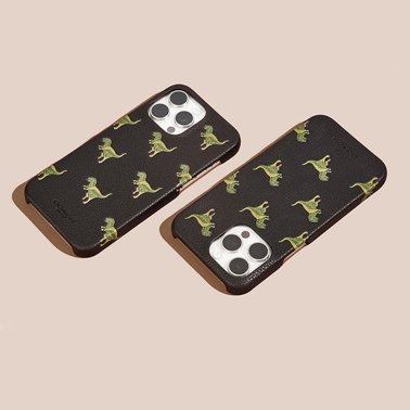 Coach | Leather Slim Wrap Case iPhone 15 Pro - Repeat Rexy | 15-12449