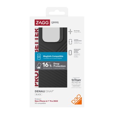 //// ZAGG GEAR4 | D3O Denali Snap Case iPhone 14 Pro - Black | 15-10100