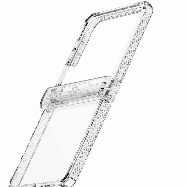 ITSKINS | Hybrid_R Case Hinge for Samsung Galaxy Z Flip7 - Clear | SGB7HYICLTRSP