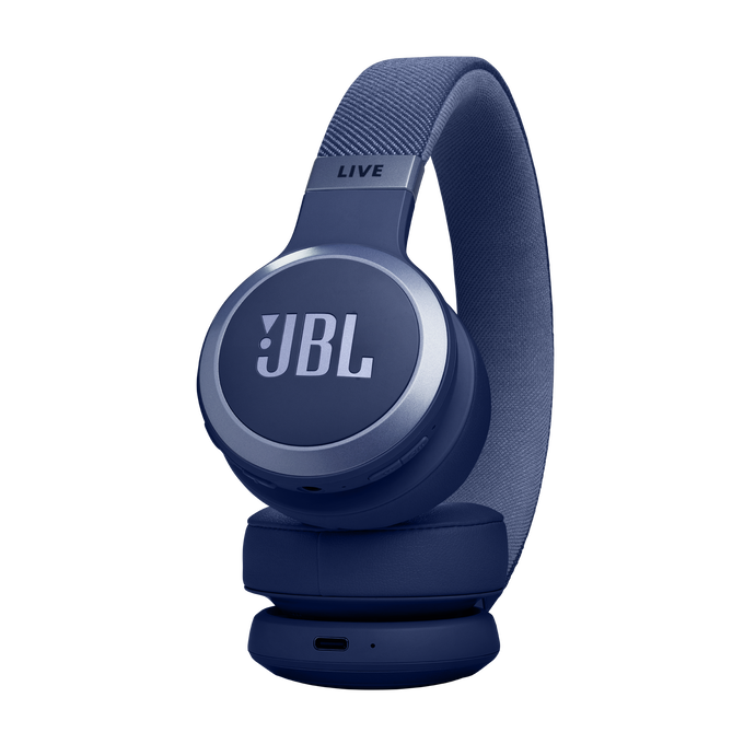 JBL | Live 670NC Wireless On-Ear True Adaptive Headphones - Blue | JBLLIVE670NCBLUAM