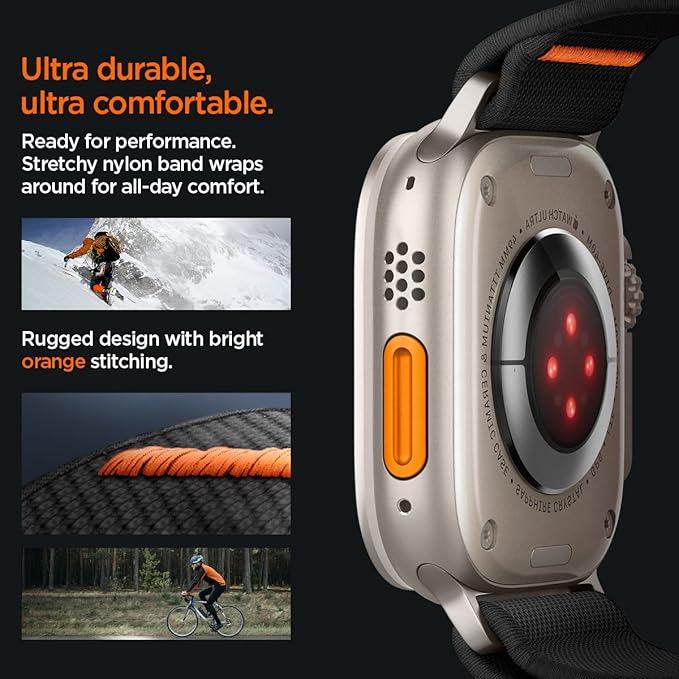 Spigen | Lite Fit Ultra Band Apple Watch 42-49mm - Black | AMP05983