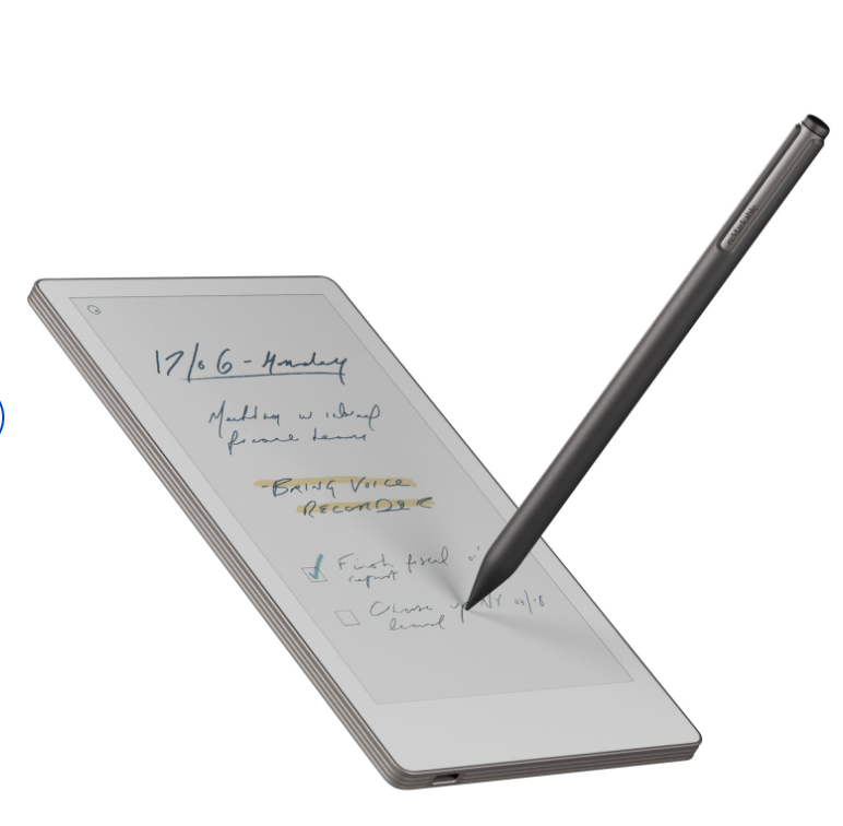 reMarkable | Paper Pro Move 7.3" 64GB Paper Tablet with Marker Plus Pen - Silver | RM89A-1000NW