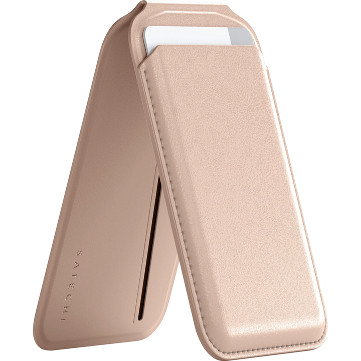 Satechi | Vegan-Leather Magnetic Wallet Stand - Desert Rose | ST-VLWR
