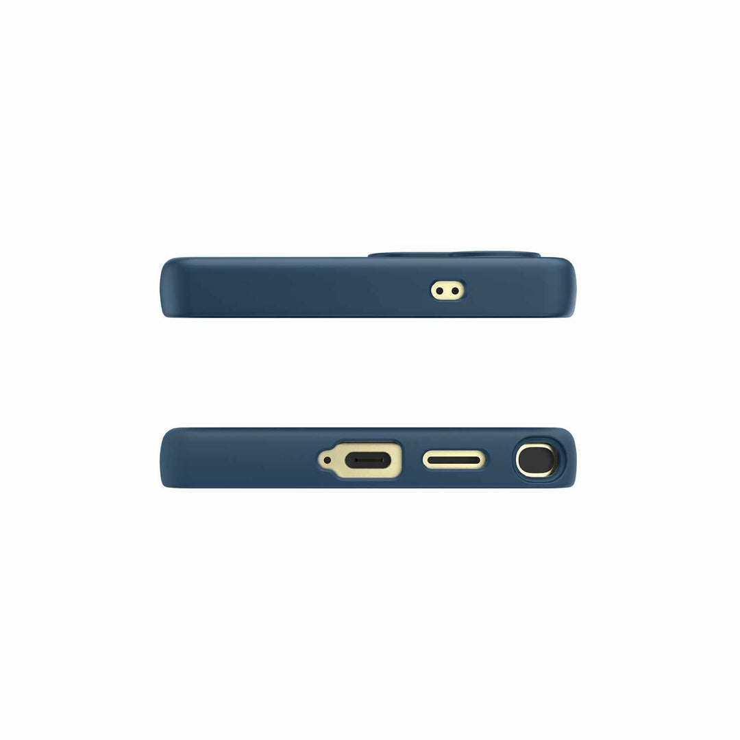 Avana | Velvet Case Compatible w/MagSafe for Samsung Galaxy S25 Ultra -  Navy Blue | 120-9306