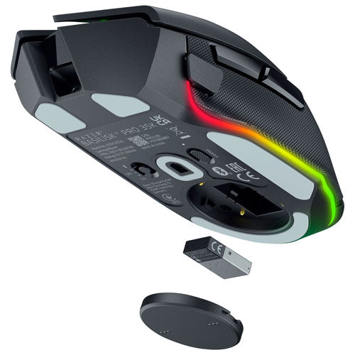 Razer | Basilisk V3 Pro 35k Optical Gaming Mouse with HyperScroll Tilt Wheel Wireless - Black | RZ01-05240100-R3U1
