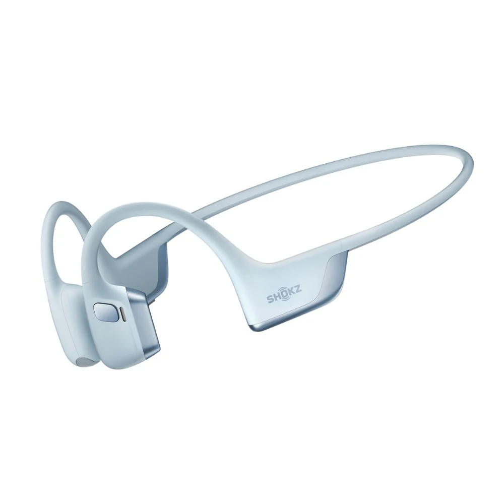Shokz | OpenRun Pro 2 Bluetooth Headset Noise Cancelling Mic Premium Bone Conduction - Blue | S820-ST-BL-CA-326