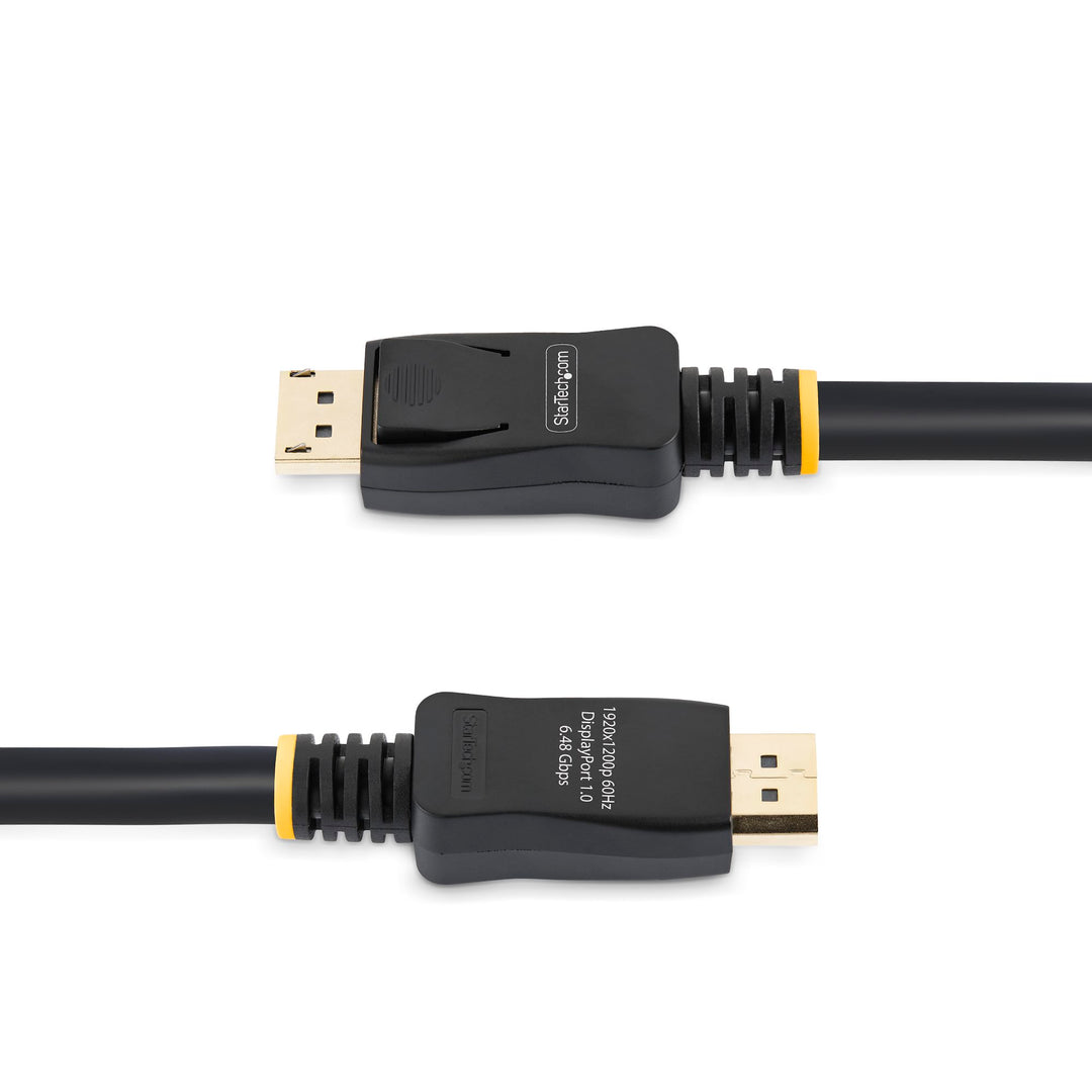 StartTech | DisplayPort to DisplayPort Cable Full HD 50ft - Black | DISPLPORT50L
