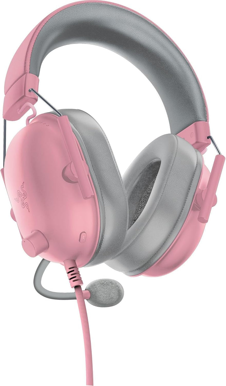 Razer | BlackShark V2 X Headset PS5 for PS5, Xbox Series X, PC, Switch via 3.5 mm Jack - Quartz Pink |  RZ04-03241400-R3UA