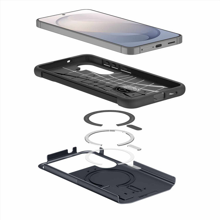 Spigen | Slim Armor MagFit Case for Samsung Galaxy S26 FE / 25 FE - Metal Slate | ACS11642