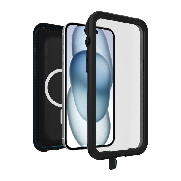 Otterbox | LifeProof Fre MagSafe Case iPhone 15 Plus - Black | 77-95536