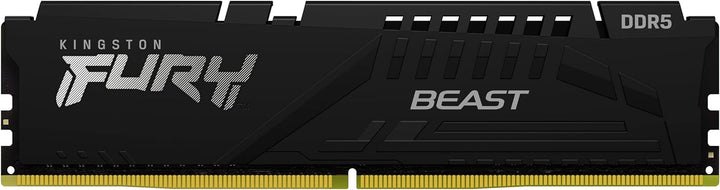 Kingston | Fury Beast 8GB 5600MT/s DDR5 CL40 XMP 3.0 Ready Computer Memory Single Module t - Black Retail | KF556C40BB-8