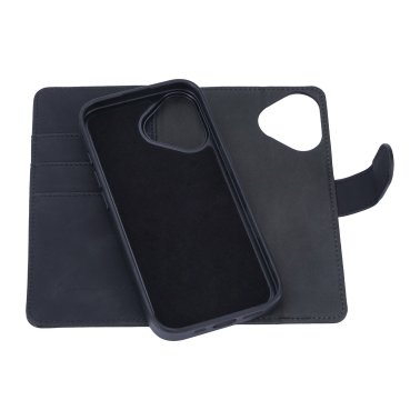 SPECTRUM | Folio Slim Detachable 2-1 Wallet iPhone 17 Case - Black | 2001FOLIO