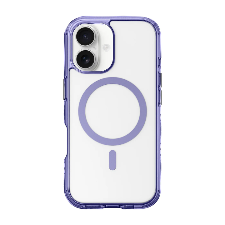 LAUT | Crystal Matter X MagSafe iPhone 17 Case - Purple Crystal | L_IP25A_CMX_PU