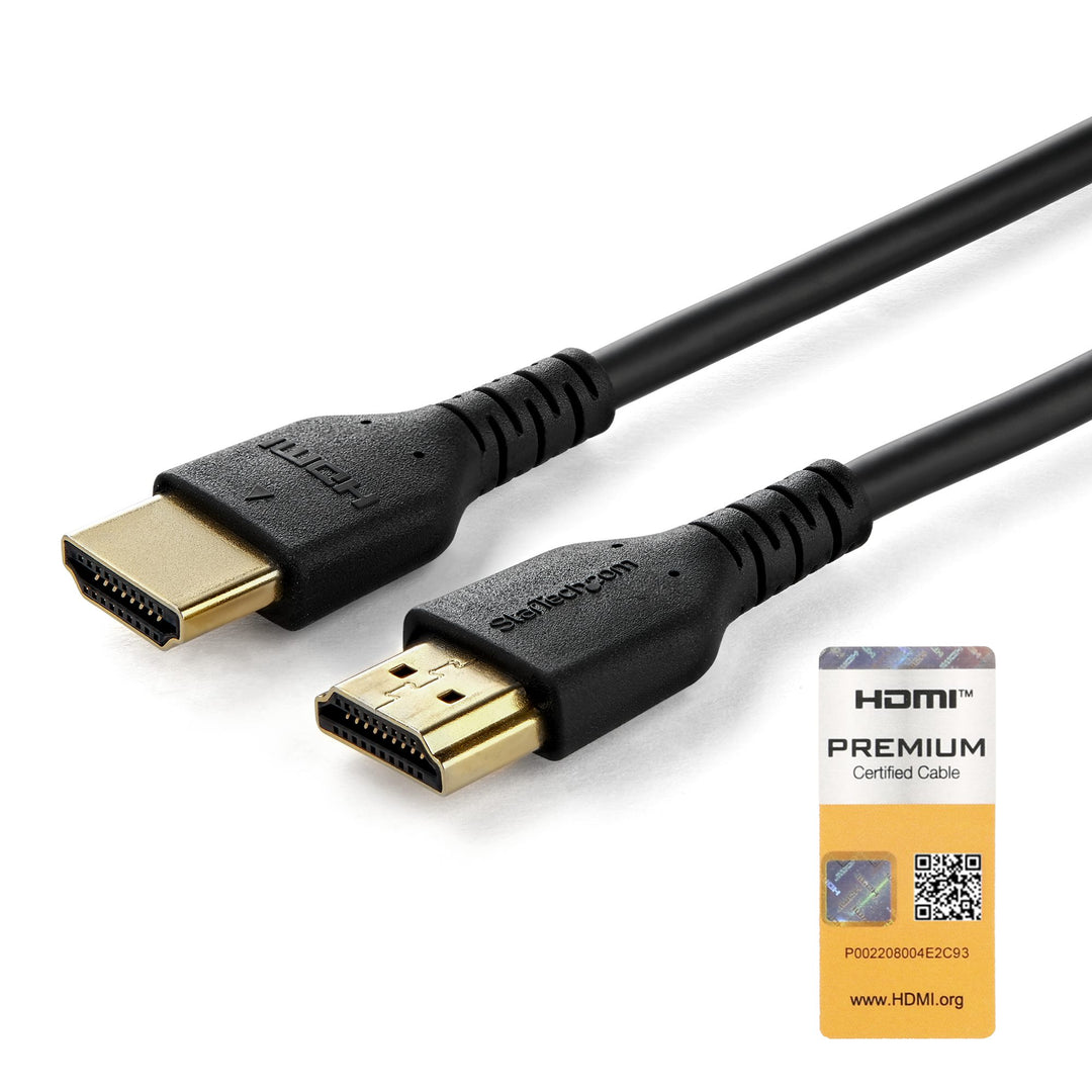 StarTech | Premium Certified HDMI 2.0 with Ethernet 6.6ft/2m | RHDMM2MP