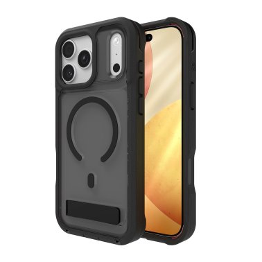 ZAGG | Graphene Rainier Snap Kickstand Case iPhone 17 Pro Max - Smoke Black | 702320850