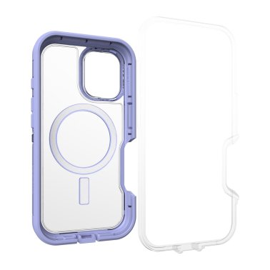 OtterBox | Defender XT Pro w/ MagSafe Series Case iPhone 16 - Clear /Purple Lavendar Haze | 77-96085