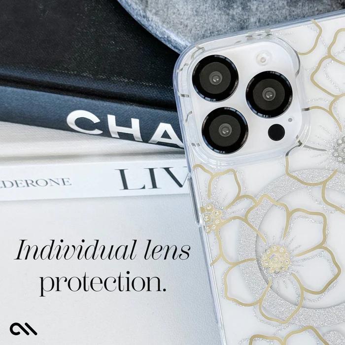 Case-Mate | Aluminum Ring Glass Lens Protector iPhone 16 Pro Max / 16 Pro - Black | 15-13312