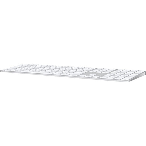 Apple | Magic Keyboard with Touch ID and Numeric Keypad for Mac models with Apple silicon (USB‑C) - US English - White Keys