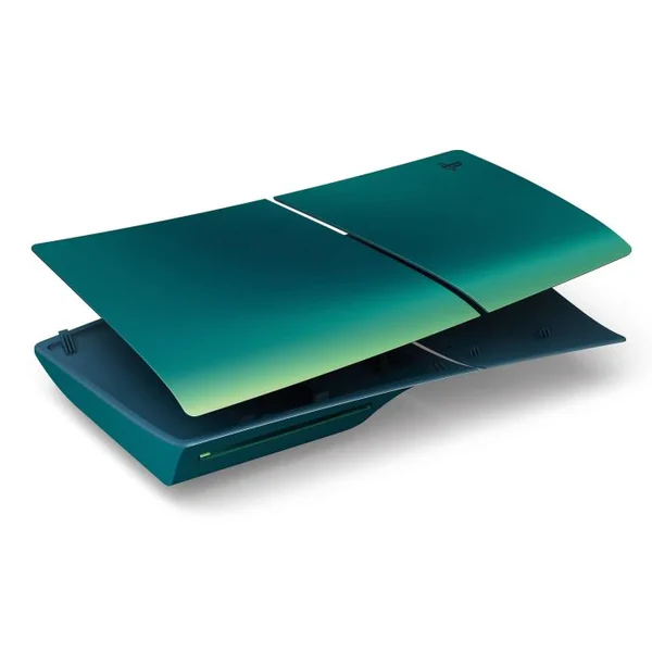 Sony | PlayStation 5 Console Covers (Model Group - Slim) - Chroma Teal | 711719587590