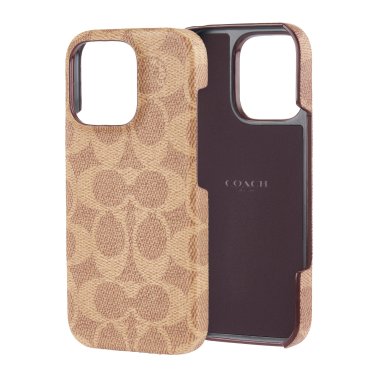 Coach | Slim Wrap Signature C Case iPhone 16 Pro - Tan | 15-13368