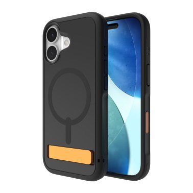 ZAGG | Graphene Sedona Snap Kickstand iPhone 17 Case - Flood Black | 702319128