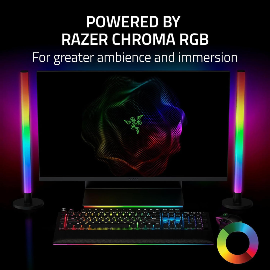 Razer | Aether Standing Light RGB LED Light Bars - Black | RZ43-05320100-R3UC