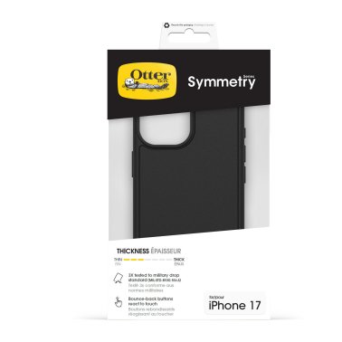 OtterBox | Symmetry w/MagSafe iPhone 17 + Camera Control Case - Black | 77-99412