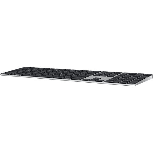 Apple | Magic Keyboard with Touch ID and Numeric Keypad for Mac models with Apple silicon (USB‑C) - US English - Black Keys | MJM74LL/A