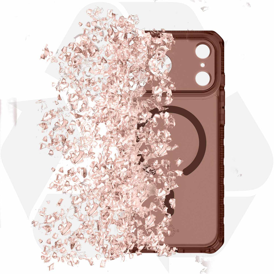 ITSKINS | Hybrid_R Frost MagSafe Case iPhone 17 Pro - Mocha | AP7XHMFRTMOCC