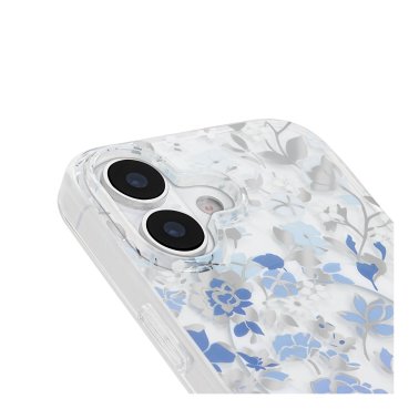 Kate Spade | Protective MagSafe iPhone 17 Case - Flowerbed Blue | KS057400