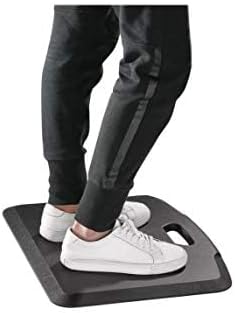 Amer | Anti-Fatigue Standing Mat 22X18 Cushioned Durable& Portable - Black/Gray | EZMAT2218