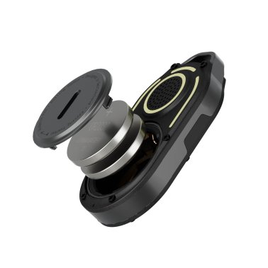 Rolling Square | AirNotch Pro Dual Bluetooth Tracker - IOS + Android - Black | ANP03R