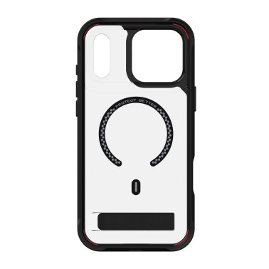 ZAGG | Graphene Rainier Snap iPhone 18 Pro Max/17 Pro Max Kickstand Case - Smoke Black | 702322330