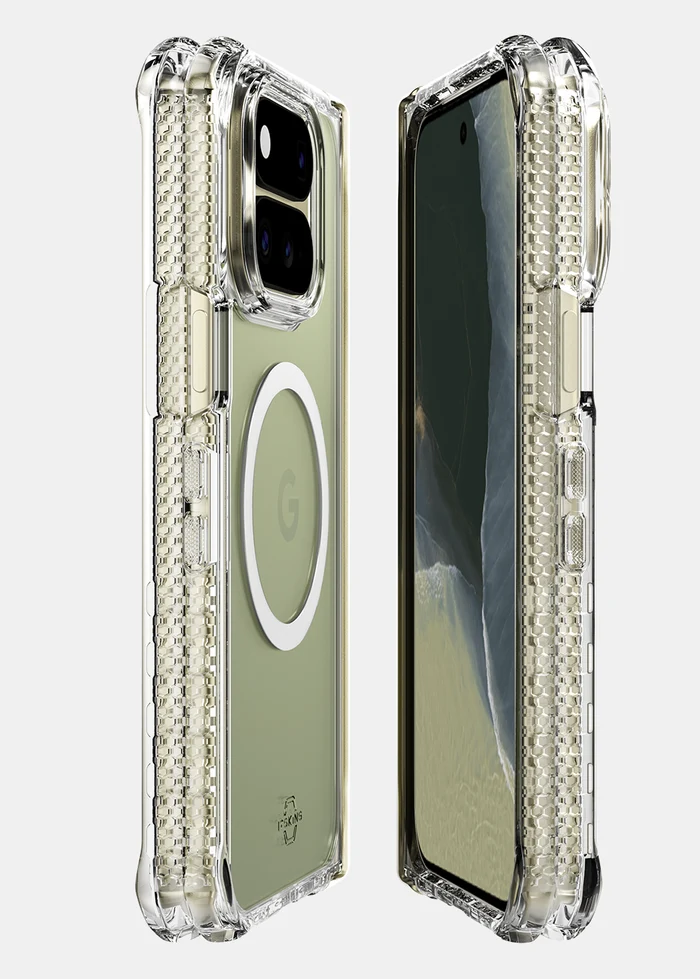 ITSKINS | Hybrid_R Hinge Case w/MagSafe for Google Pixel 11 Pro Fold - Clear | GGF1HYICLTRSP