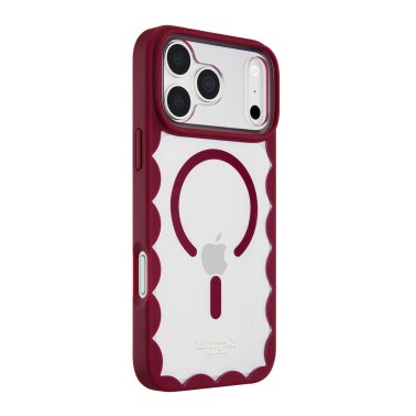 Kate Spade | Scallop MagSafe iPhone 18 Pro Max/17 Pro Max - Cherry Glaze | KS061182