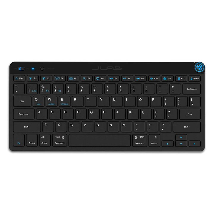 JLAB | GO Wireless Bluetooth Keyboard - Black | IFCKGOKEYBRBLK4