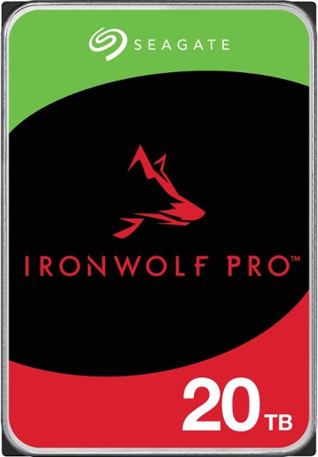 Seagate | IronWolf Pro 20TB 3.5" 7200RPM SATA NAS Internal Hard Drive | ST20000NT001