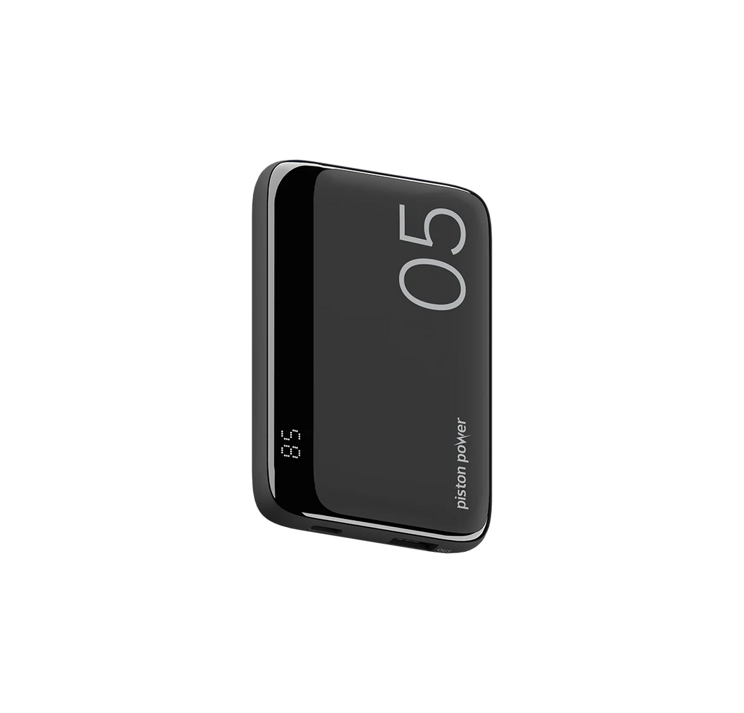 LOGiiX | Vibrance Piston Power 5000 mAh Power Bank - Black | LGX-14096