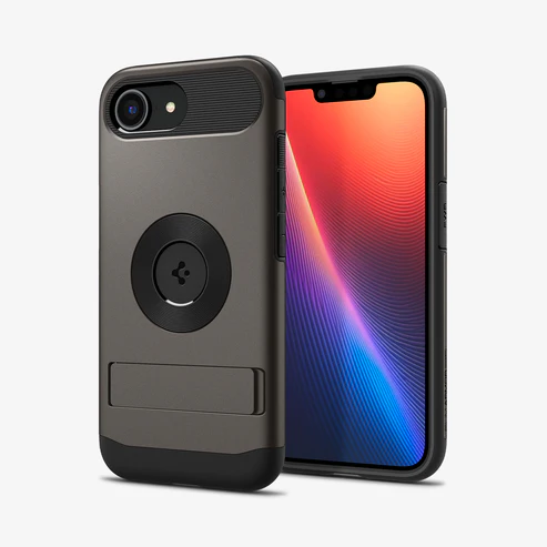 Spigen | Slim Armor Magfit Case for iPhone 16e - Gunmetal | ACS09130