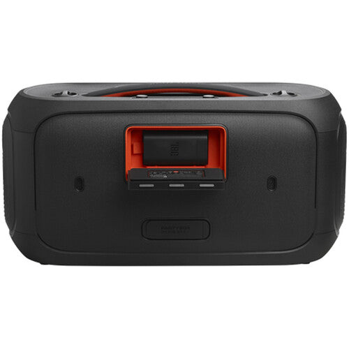 JBL | Partybox On-the-Go 2 Party Speaker with Wireless Microphone - Black | JBLPBOTG2PLBAM