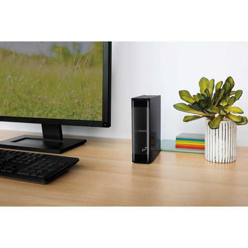 WD | Easystore 14TB USB 3.0 Desktop External Hard Drive - Black | WDBAMA0140HBK-NESE