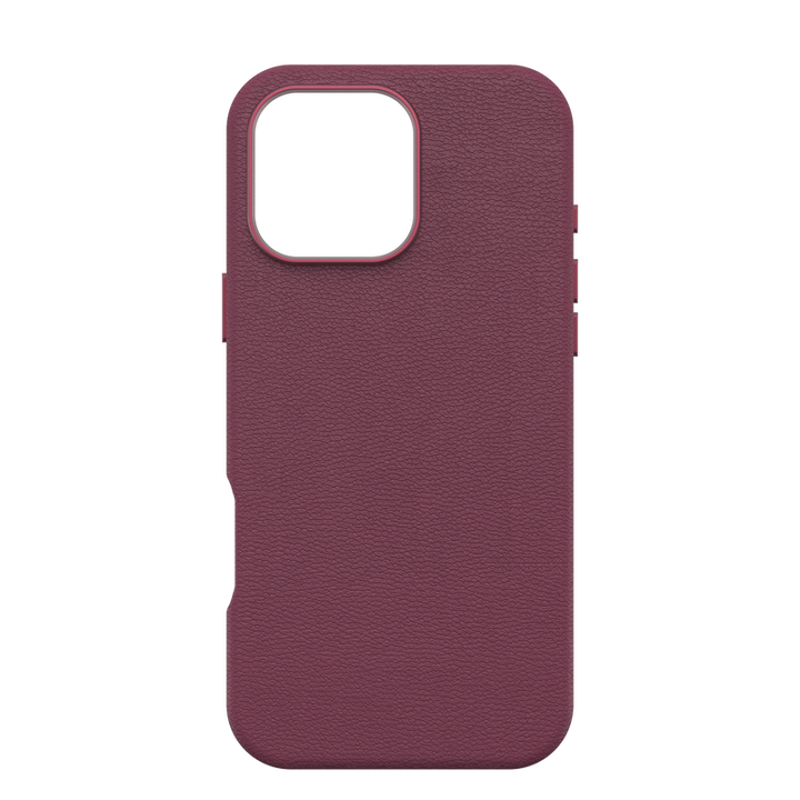 OtterBox | Symmetry Cactus Leather iPhone 16 Pro Max - Foxberry (Pink) | 77-96327